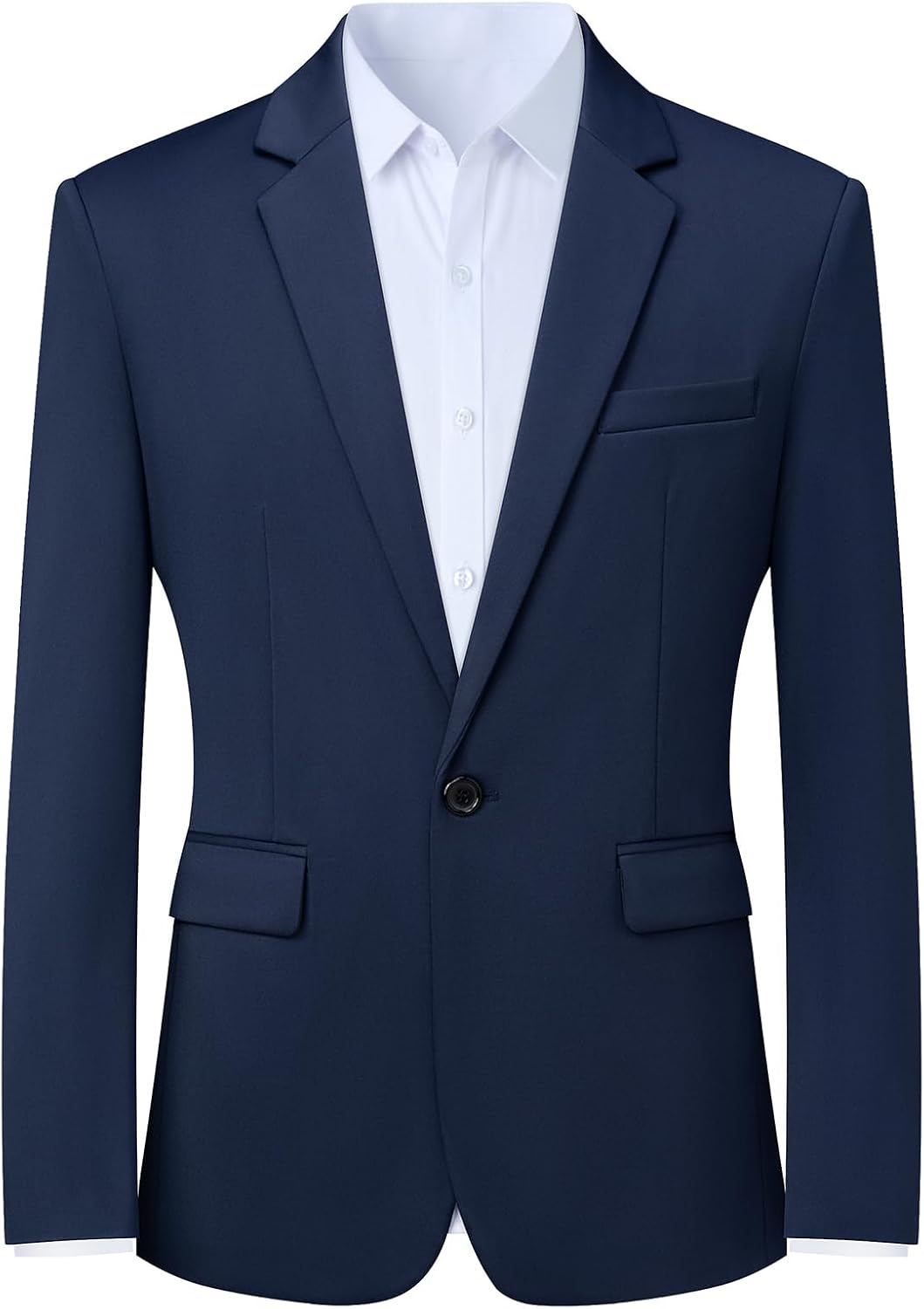 Men's One-Button Dress Blazer
