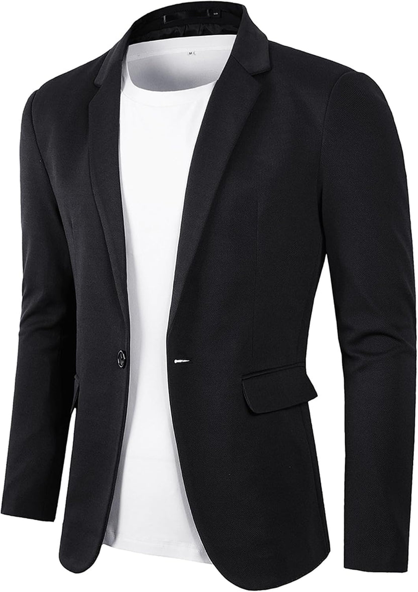 Men’s one-button blazer