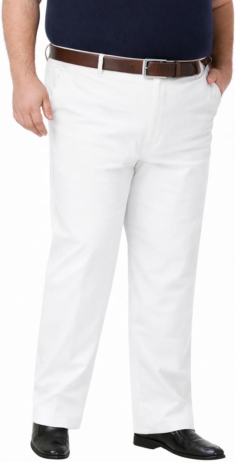 Men's Classic Fit Golf Pants - Lightweight Stretch Dress Trousers with Pockets in Three Inseams - Big & Tall (14)