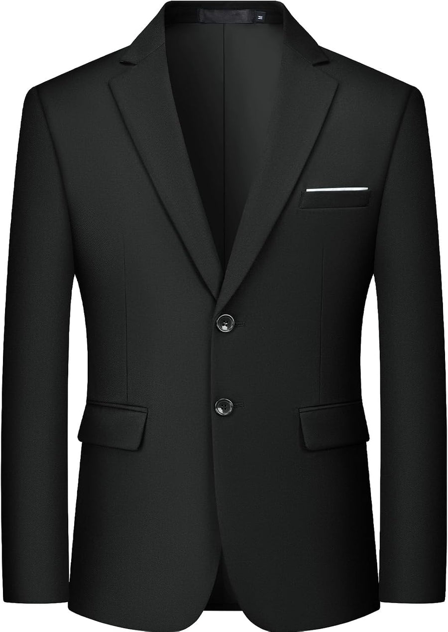 Men's Two-Button Notch-Lapel Suit Jacket
