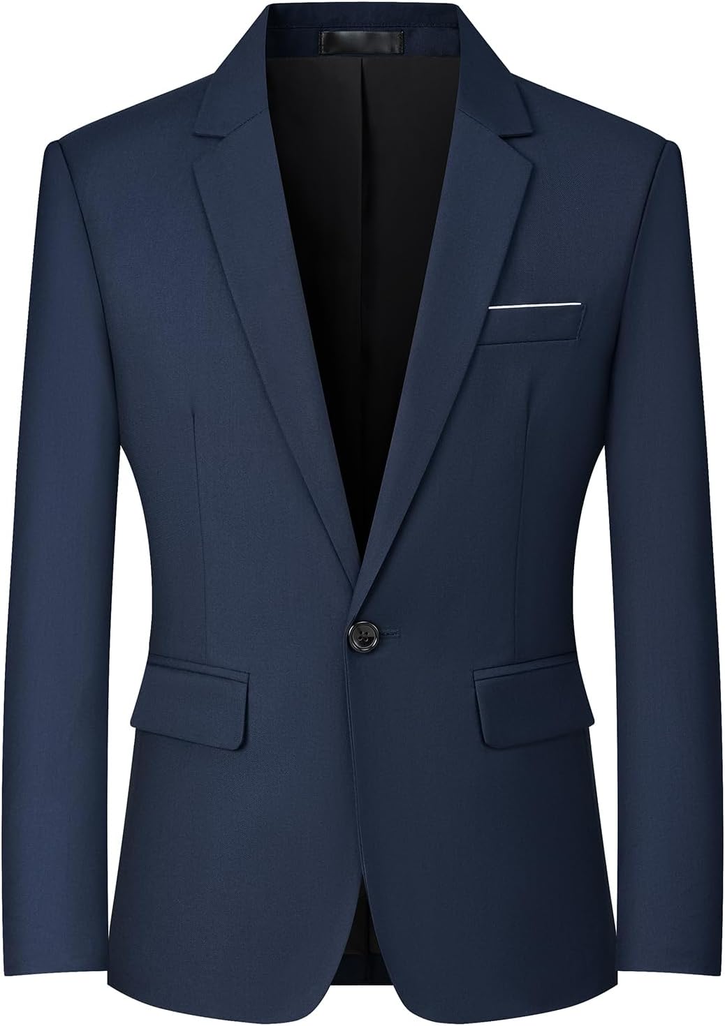Men's Slim Fit One-Button Blazer - Lightweight Travel Sport Coat for Business Casual Days - Small