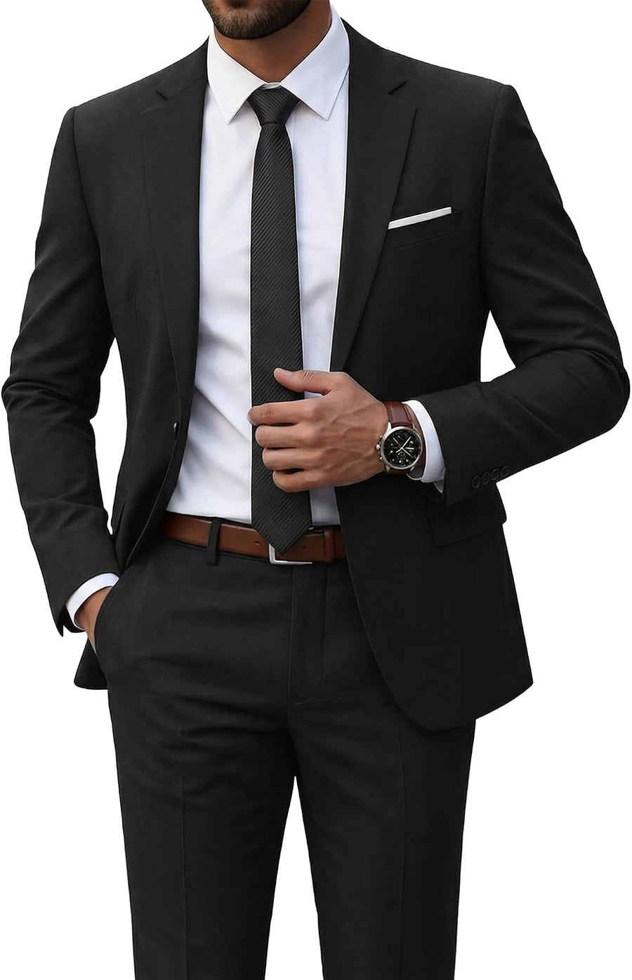 Men's One-Button Suit
