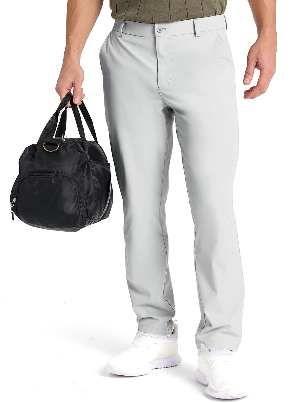 Men's Classic Fit Golf Pants - Lightweight Stretch Dress Trousers with Pockets in Three Inseams - Big & Tall (3)