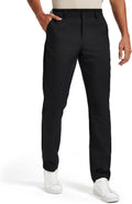 Men's Classic Fit Stretch Dress Pants - Performance Golf and Work Trousers in 30, 32 and 34 Inseams - 28W x 30L