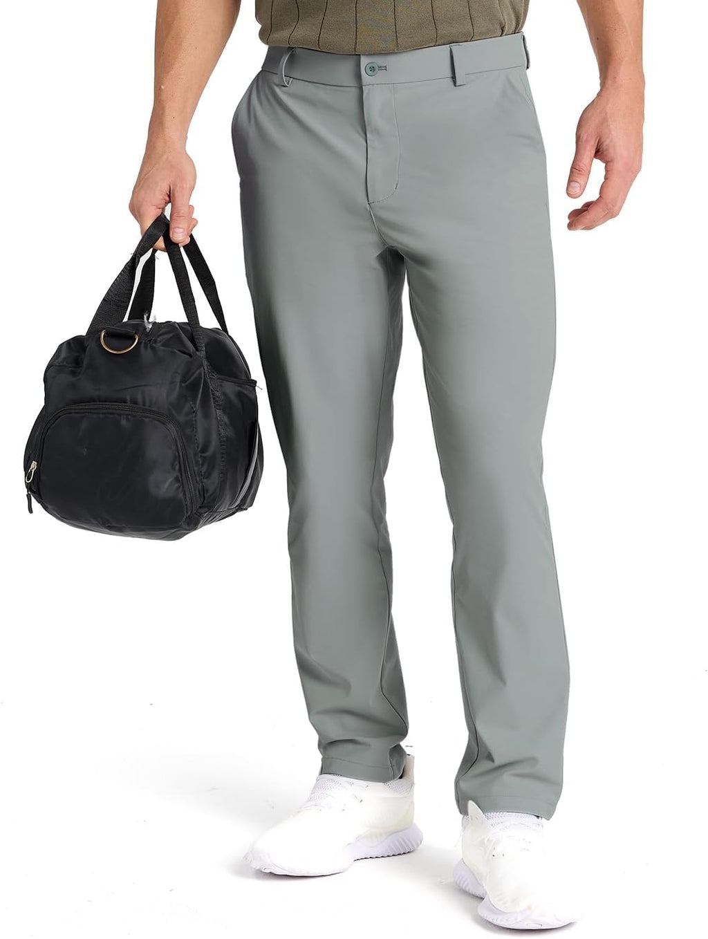 Men's Classic Fit Golf Pants - Lightweight Stretch Dress Trousers with Pockets in Three Inseams - Big & Tall