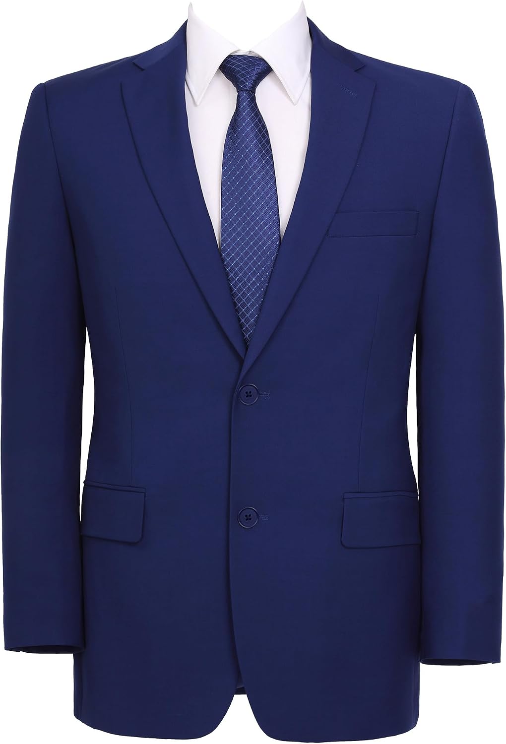 Men's Classic Fit Suit Separates - Notch Lapel Sport Coat and Flat Front Trousers in Big and Tall Sizes - Blazer (10)