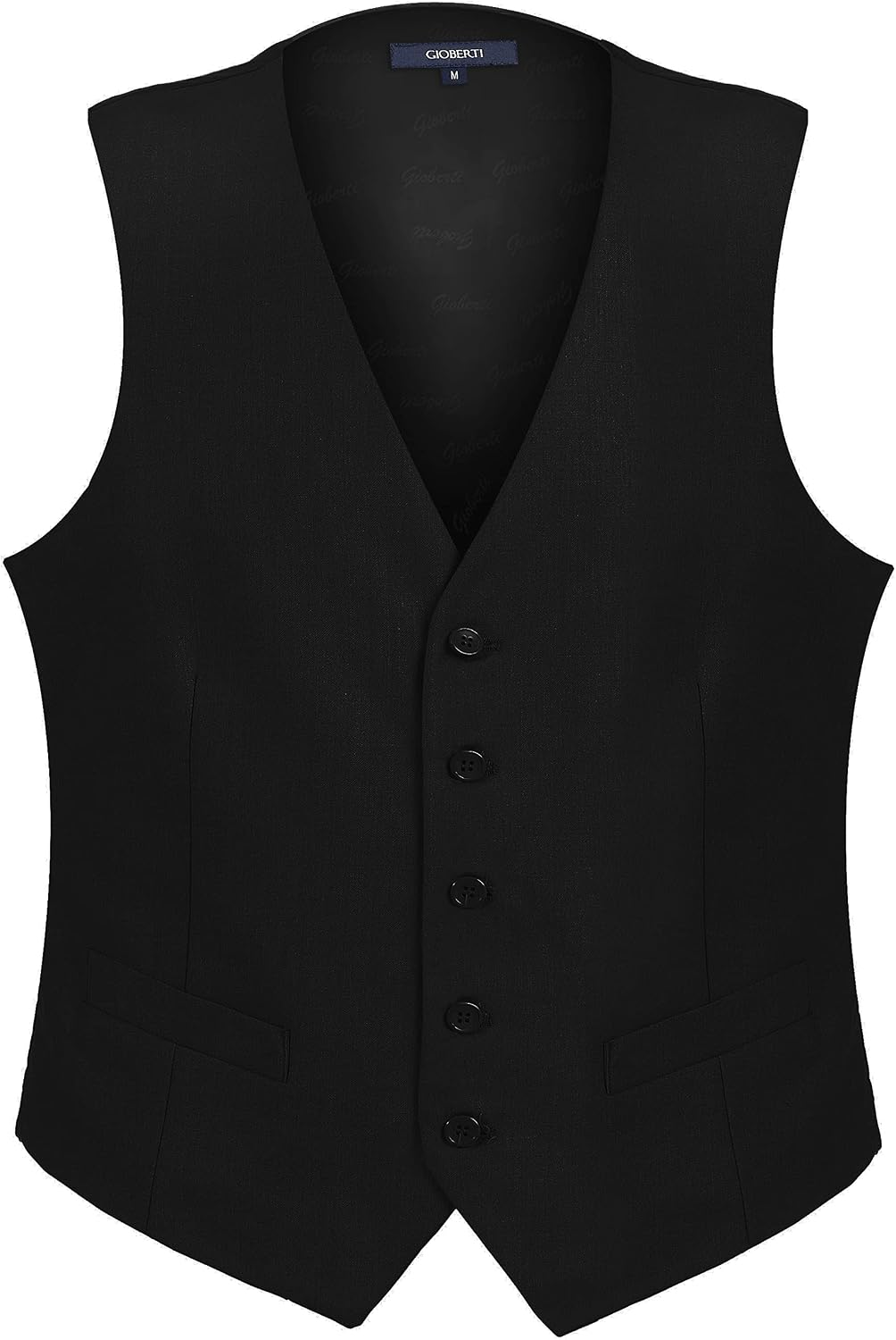 Men's Formal Suit Vest - Tailored Waistcoat for Business Dress and Casual Layering - Small