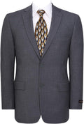 Men's Classic Fit Suit Separates - Notch Lapel Sport Coat and Flat Front Trousers in Big and Tall Sizes - Blazer (4)