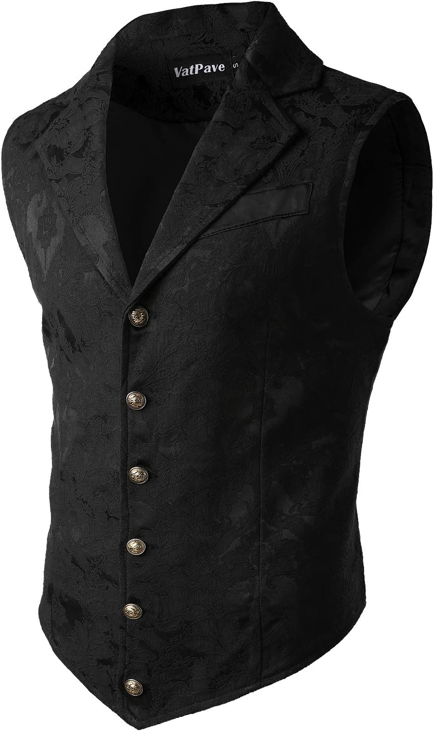 Men's Victorian-Style Lapel Vest
