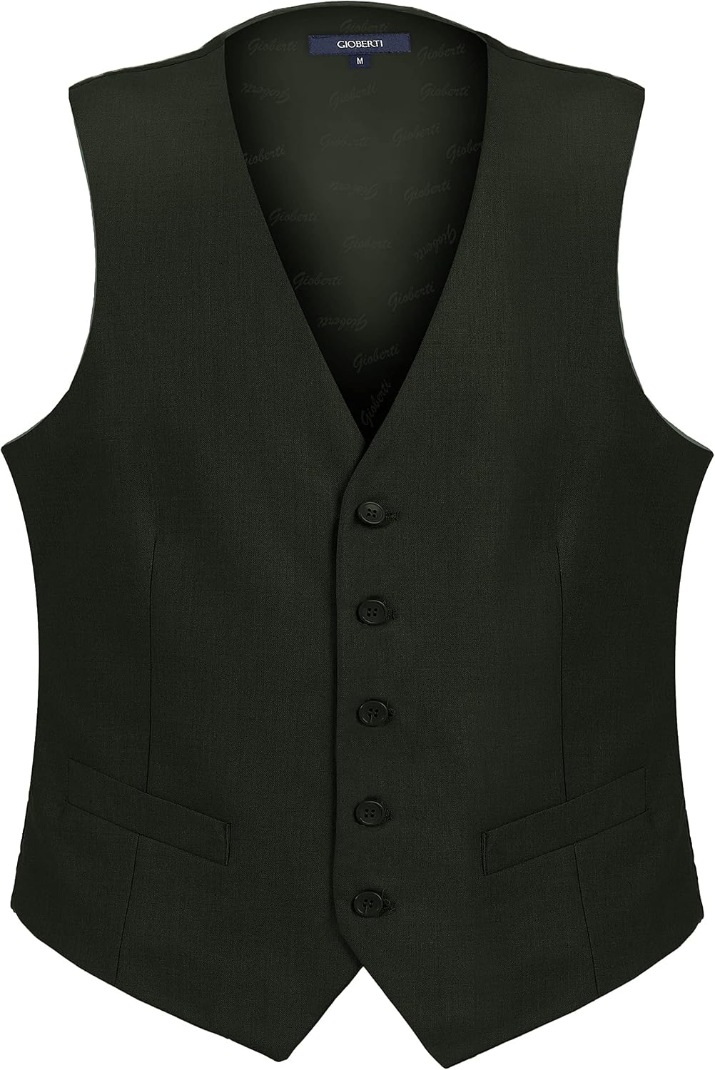 Men's Formal Suit Vest - Tailored Waistcoat for Business Dress and Casual Layering - Small
