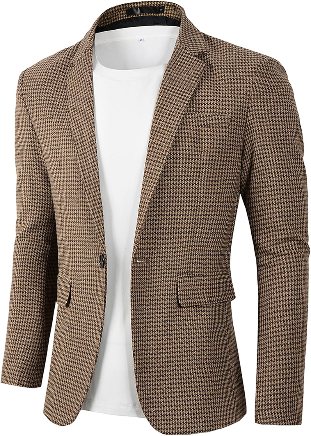 Men's Casual Blazer - Lightweight One-Button Suit Jacket and Sports Coat for Daily Wear - Small