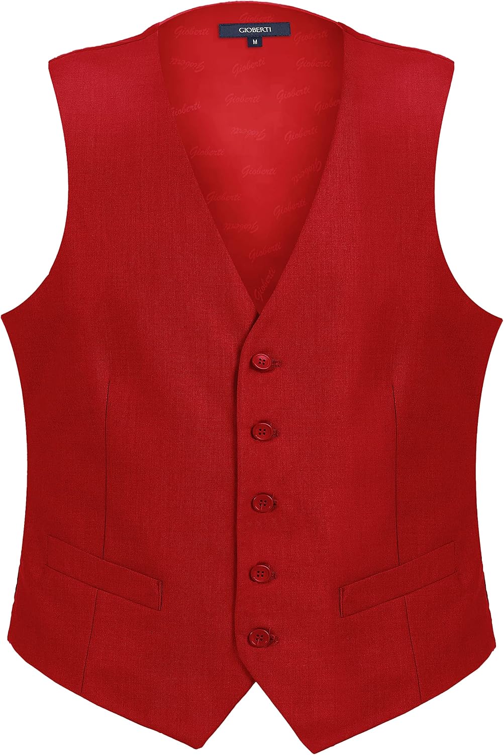 Men's Formal Suit Vest - Tailored Waistcoat for Business Dress and Casual Layering - Small