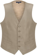 Men's Formal Suit Vest - Tailored Waistcoat for Business Dress and Casual Layering - Small (15)