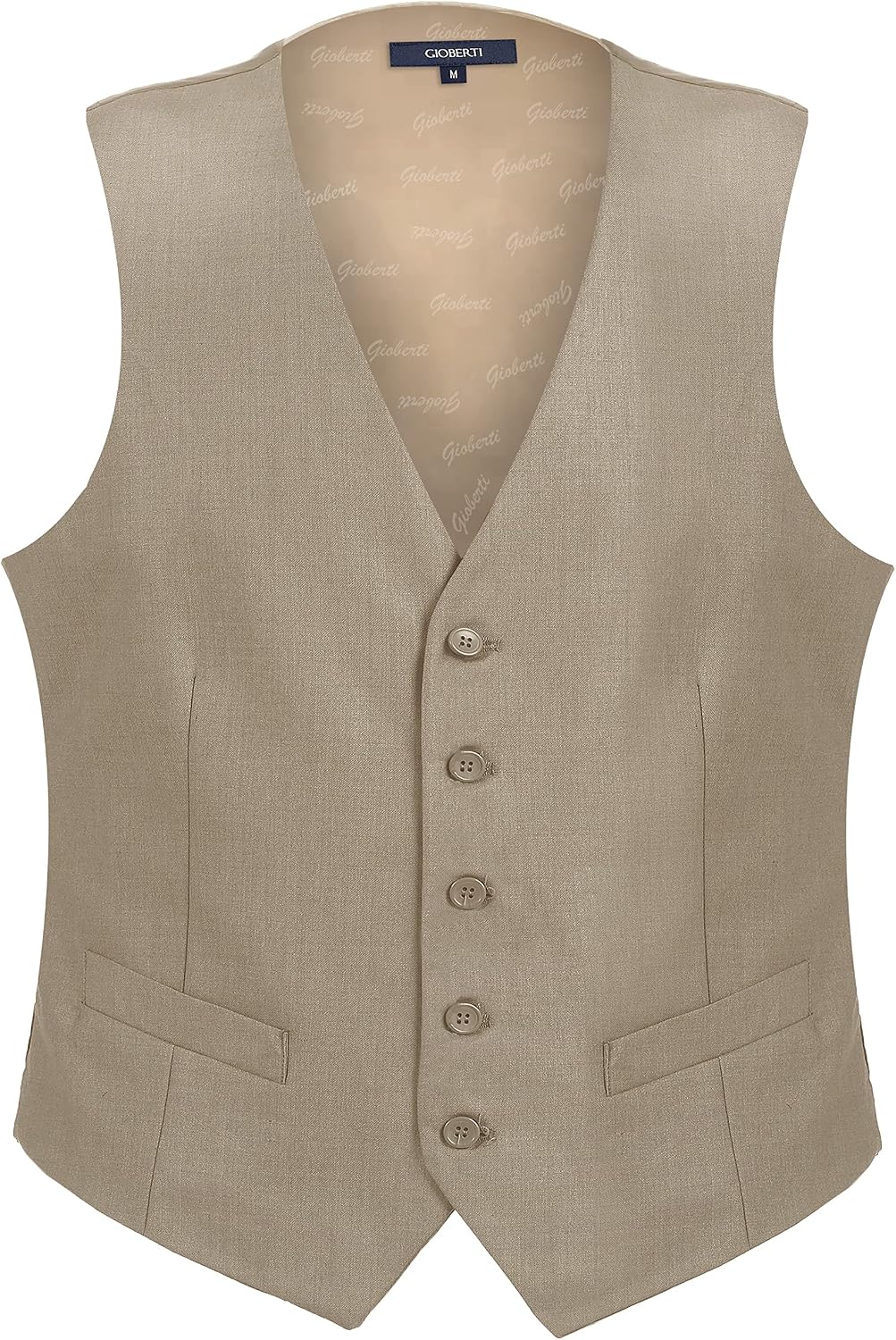 Men's Formal Suit Vest - Tailored Waistcoat for Business Dress and Casual Layering - Small (15)