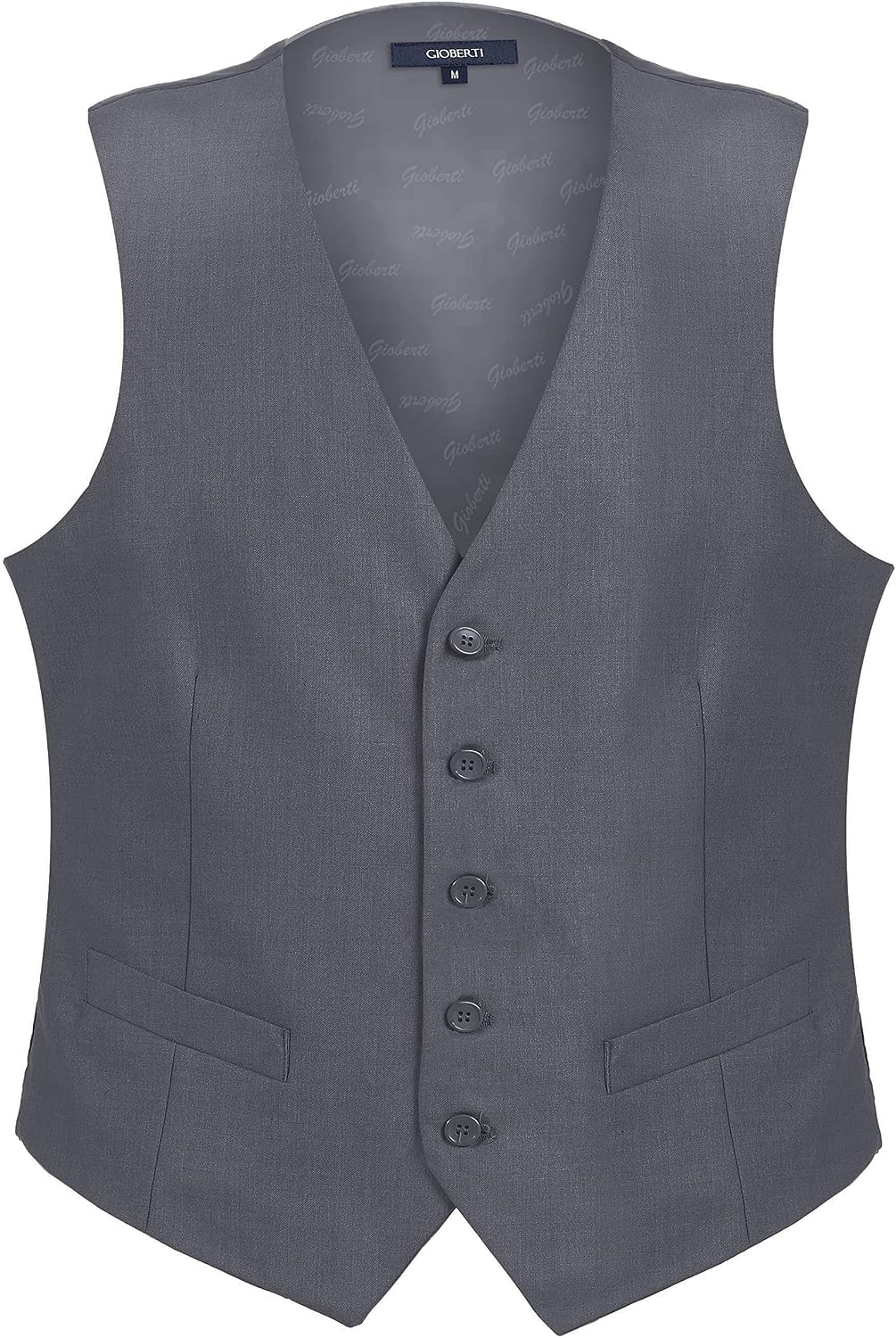 Men's Formal Suit Vest - Tailored Waistcoat for Business Dress and Casual Layering - Small (13)